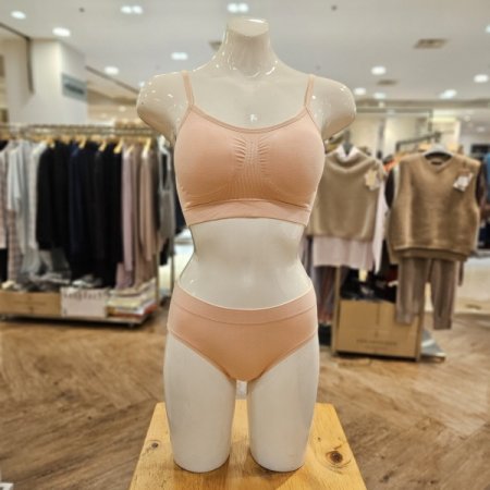여성 심리스 프리미엄 모달 브라팬티세