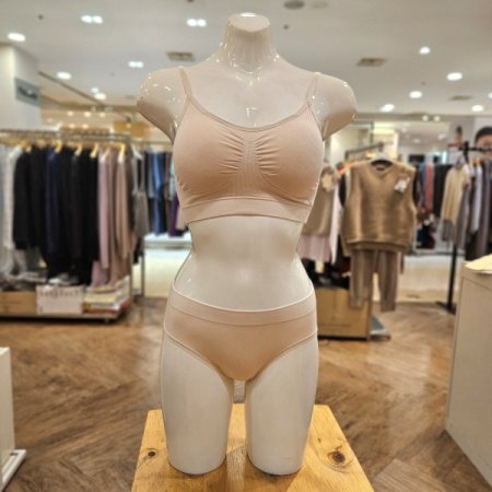 여성 심리스 프리미엄 모달 브라팬티세