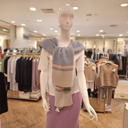 후드 가디건형 머플러