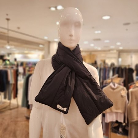 세컨스킨 패딩 니트 리버시블 머플러