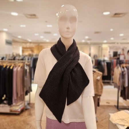 울 3D 홀가먼트니트 머플러