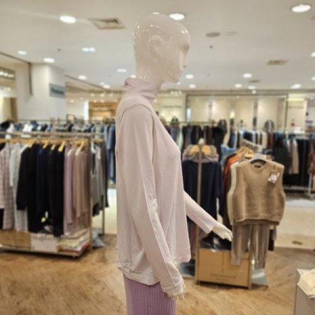 모달 긴팔 터틀넥 티셔츠