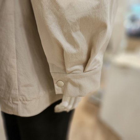 스냅단추 오버핏 트렌치 점퍼