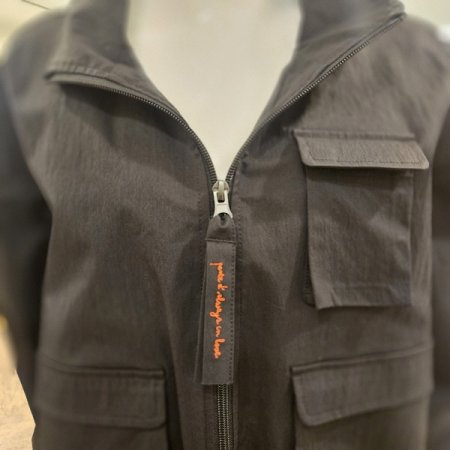 밑단 밴딩 포켓 집업 점퍼