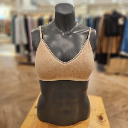 심리스 자카드패턴 레이스 브라