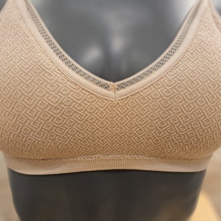 심리스 자카드패턴 레이스 브라