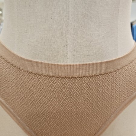 심리스 자카드패턴 레이스 브리프 팬티