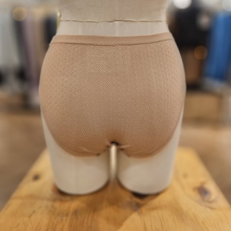 심리스 자카드패턴 레이스 브리프 팬티