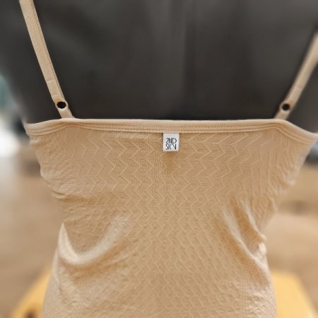 심리스 지그재그 패턴 브라탑