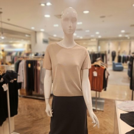 3D 홀가먼트 RN 베이직 반팔니트