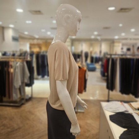 3D 홀가먼트 RN 베이직 반팔니트