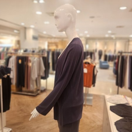 3D 홀가먼트 니트 오픈 가디건