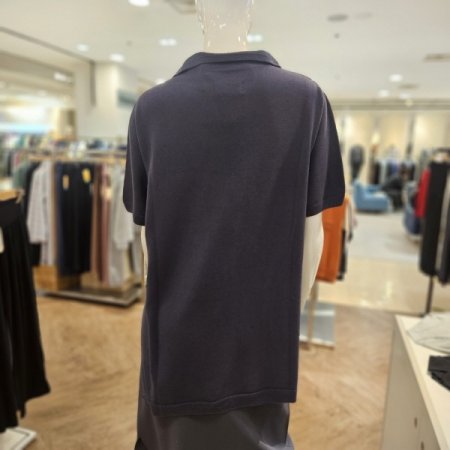 세컨스킨 3D 오가닉코튼 오버핏 카라니트