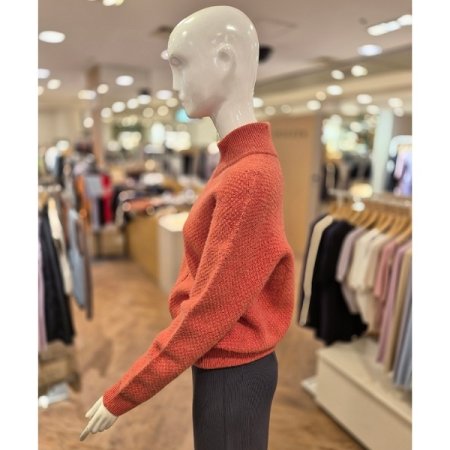 자가드 집업 가디건