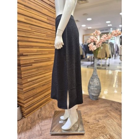 옆트임 롱 니트 스커트