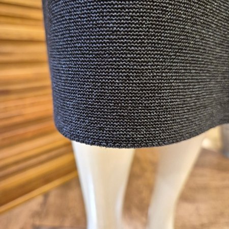 허리배색 니트 롱 스커트