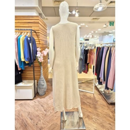 민소매 언발 롱 니트 원피스