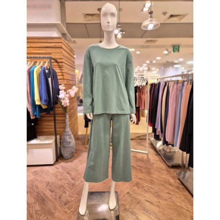 오가닉 코튼 티셔츠 팬츠 SET