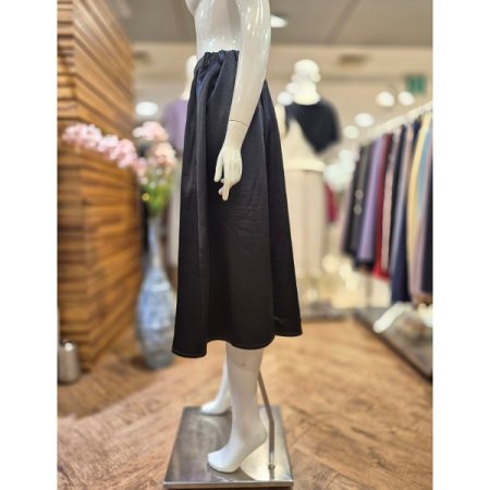 실킷 슬릿 훌 스커트