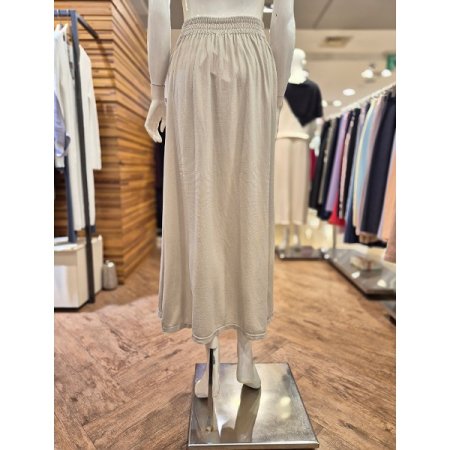 심리스 A라인 롱 스커트