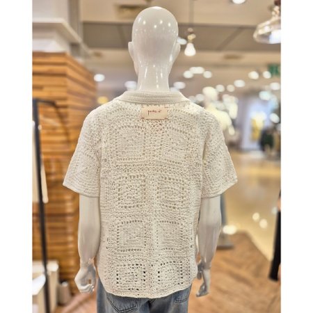 크로셰 카라 가디건