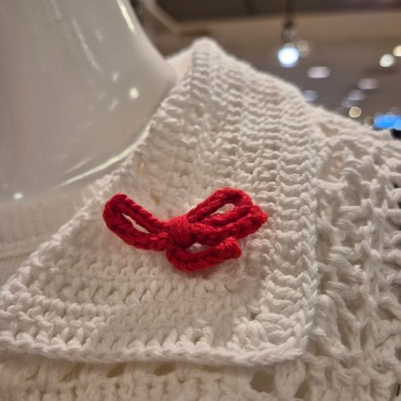 크로셰 카라 가디건