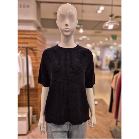 반전 니트쉬폰 반팔 니트