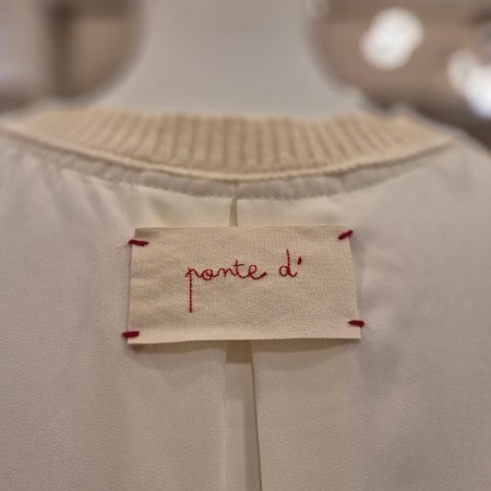 반전 니트 쉬폰 베스트