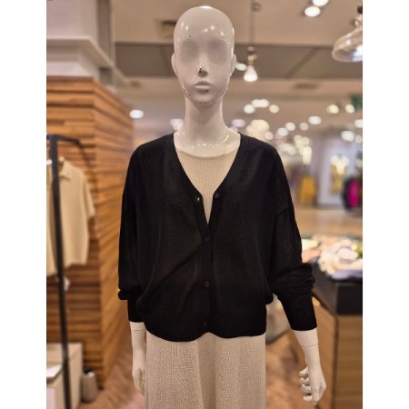 3D니트 리브조직 가디건