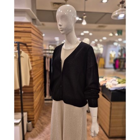 3D니트 리브조직 가디건