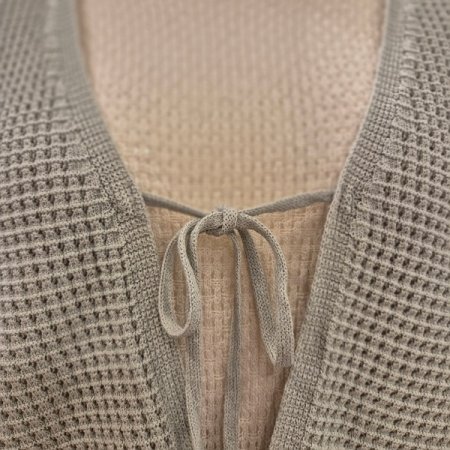 3D니트 메쉬 스트링 볼레로