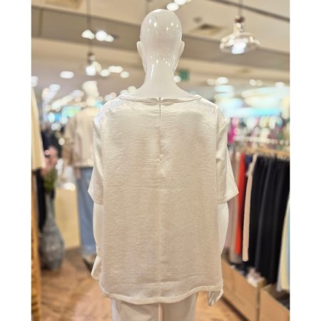 실킷 루즈핏 반팔 티셔츠