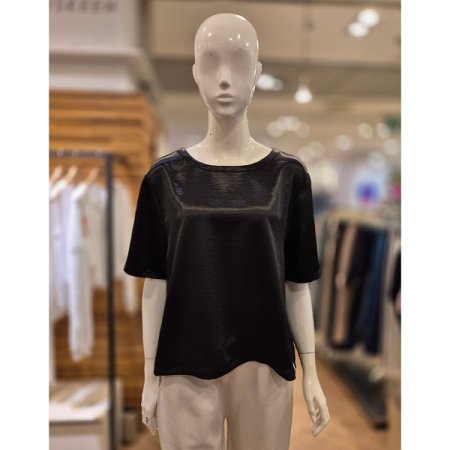 실킷 루즈핏 반팔 티셔츠