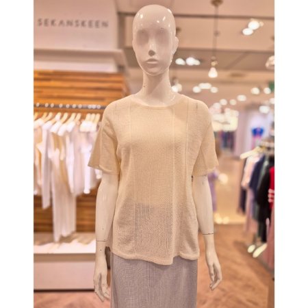 3D조직변형 루즈핏 반팔니트