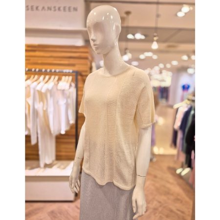 3D조직변형 루즈핏 반팔니트