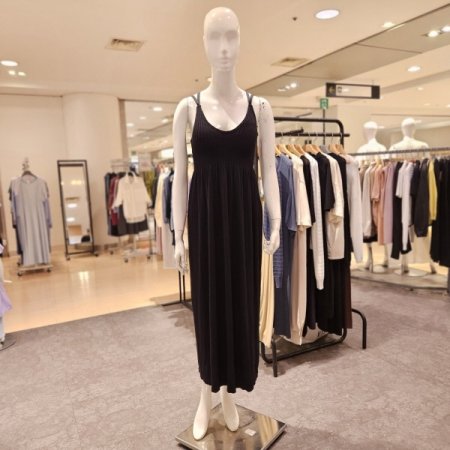 모달 립조직 캡내장 캐미 롱원피스