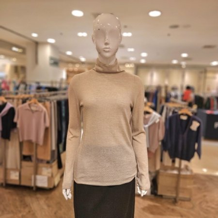 홀가먼트 베이직 터틀넥 긴팔 니트