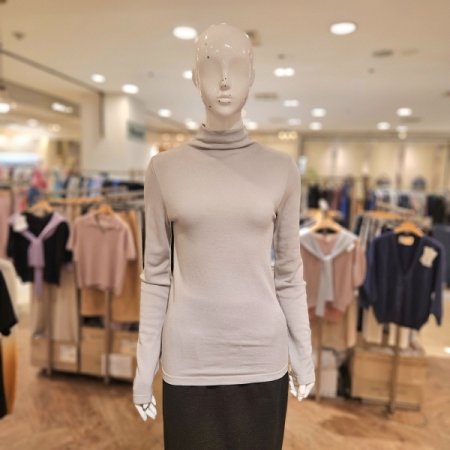 모달혼방 터틀넥 티셔츠