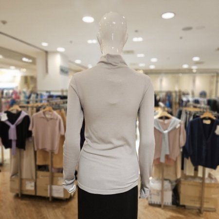 모달혼방 터틀넥 티셔츠