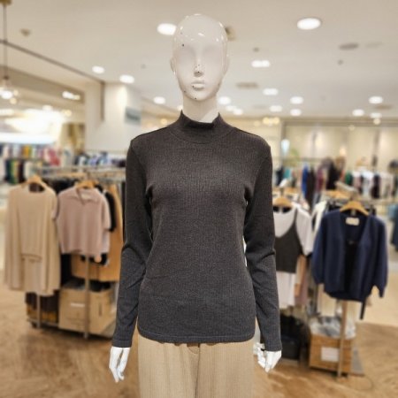 심리스 골지발열 터틀넥 티셔츠