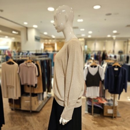 3D 브리엘 라운드넥 니트