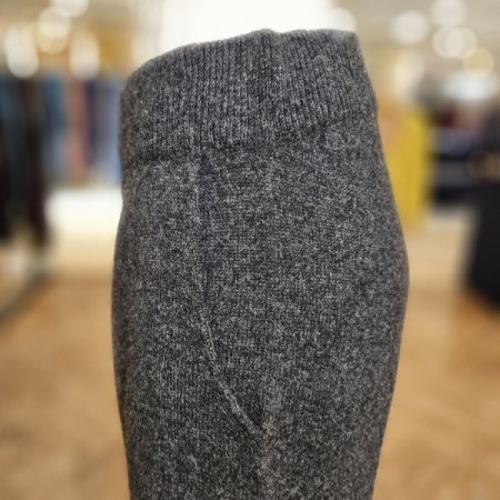 모혼방 허리밴딩 니트 와이드팬