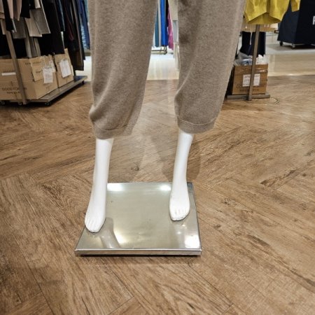 모혼방 허리밴딩 배기핏 니트팬츠