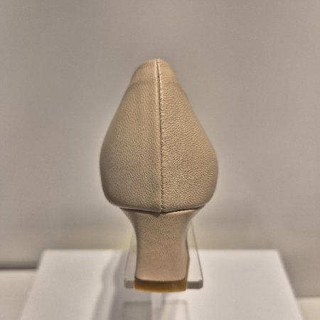 여성 연 베이지 정장 구두