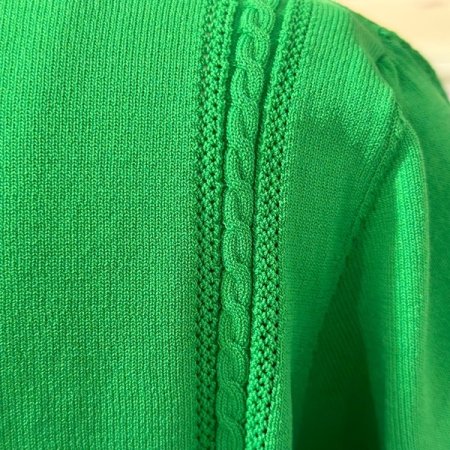 꽈배기 스티치 스웨터