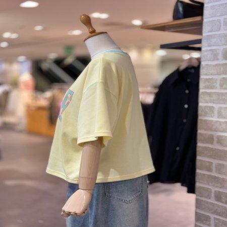 배색 반팔 티셔츠