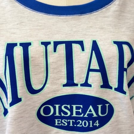 배색 반팔 티셔츠