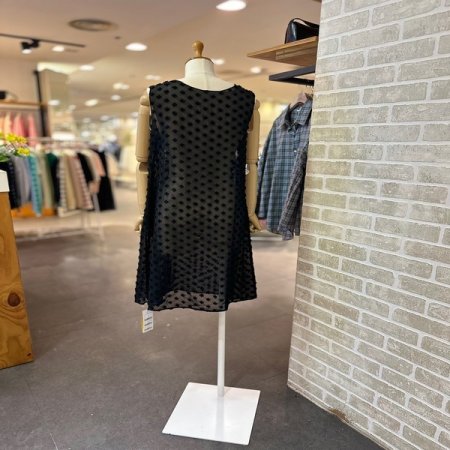 플라워 도트 레이어드 원피스