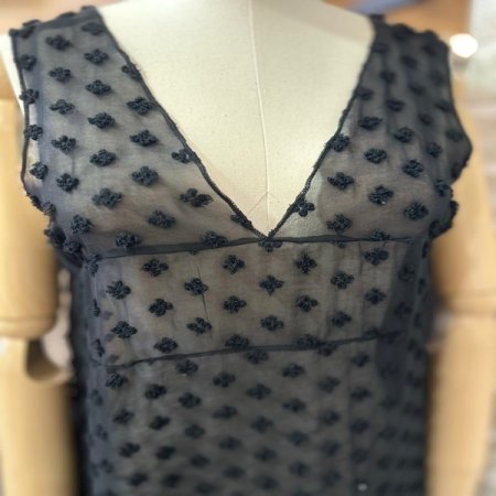 플라워 도트 레이어드 원피스