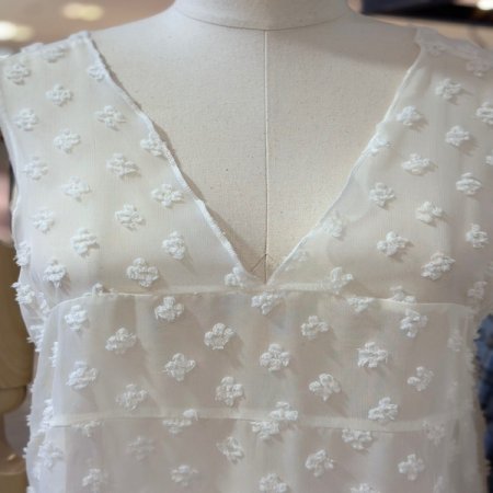 플라워 도트 레이어드 원피스